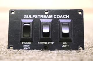 USED GULFSTREAM COACH  PORCH STEP / POWER STEP / OH LIGHT SWITCH PANEL MOTORHOME PARTS FOR SALE