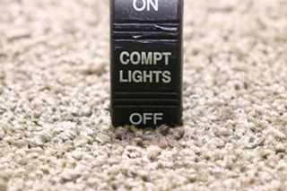 USED ON / OFF COMPT LIGHTS SWITCH V1D1 MOTORHOME PARTS FOR SALE