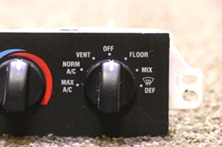 USED MOTORHOME DASH AC CONTROL SWITCH PANEL FOR SALE
