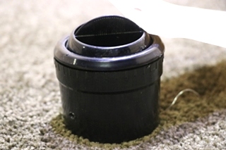 USED RV BLACK ROUND DASH AIR VENT FOR SALE
