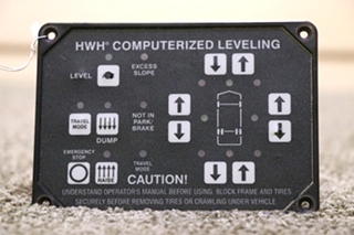 USED HWH COMPUTERIZED LEVELING TOUCH PAD RV/MOTORHOME PARTS FOR SALE