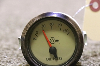 USED RV/MOTORHOME OIL PRESSURE DASH GAUGE FOR SALE