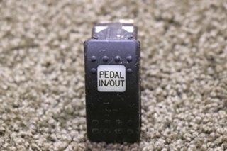 USED VLD1 PEDAL IN / OUT DASH SWITCH RV/MOTORHOME PARTS FOR SALE