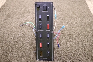 USED RV A3262BL SWITCH PANEL FOR SALE
