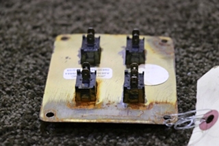 USED A98351-8 PORCH / CEILING / STEP / COMPT LAMPS SWITCH PANEL MOTORHOME PARTS FOR SALE