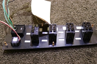 USED MOTORHOME 6 DASH SWITCH PANEL FOR SALE