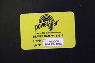 USED MOTORHOME POWER GEAR 700000 BATTERY CONTROL CENTER FOR SALE