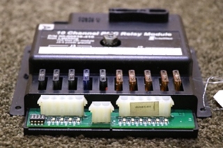 USED INTELLITEC 10 CHANNEL PMC RELAY MODULE 00-00838-410 RV/MOTORHOME PARTS FOR SALE