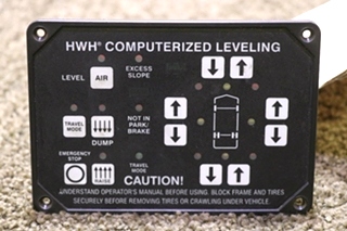 USED RV/MOTORHOME HWH COMPUTERIZED LEVELING AP23304R4 TOUCH PAD FOR SALE