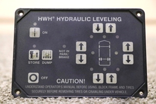 USED HWH AP31351 HYRDAULIC LEVELING TOUCH PAD RV PARTS FOR SALE