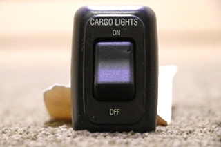 USED CARGO LIGHTS ON/OFF BLACK SWITCH PANEL RV PARTS FOR SALE