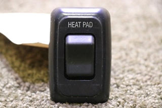 USED MOTORHOME BLACK HEAT PAD SWITCH PANEL FOR SALE
