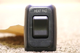 USED MOTORHOME BLACK HEAT PAD SWITCH PANEL FOR SALE