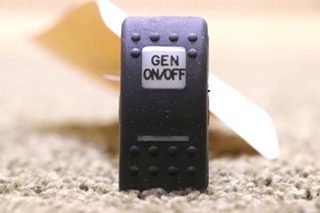 USED GEN ON / OFF DASH SWITCH V8D1 RV/MOTORHOME PARTS FOR SALE