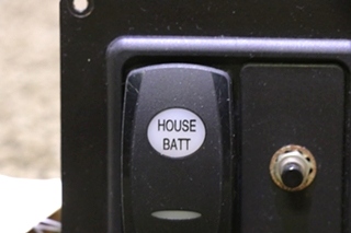 USED MOTORHOME HOUSE BATTERY DASH SWITCH PANEL FOR SALE
