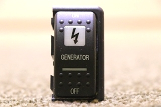 USED GENERATOR ON / OFF DASH SWITCH MOTORHOME PARTS FOR SALE