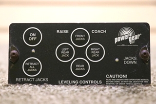 USED RV/MOTORHOME 500456 POWER GEAR LEVELING CONTROLS TOUCH PAD FOR SALE