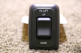 USED MOTORHOME BLACK TV LIFT UP / DOWN SWITCH PANEL FOR SALE