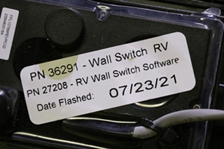 USED 36291 TECMA THETFORD WALL SWITCH RV PARTS FOR SALE