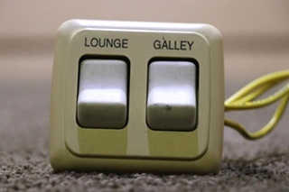 USED LOUNGE / GALLEY SWITCH PANEL RV PARTS FOR SALE