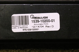 USED RV MEDALLION ANNUNCIATOR 1539-10200-01 FOR SALE