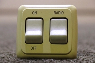 USED RV ON/OFF / RADIO 2 SWITCH PANEL FOR SALE