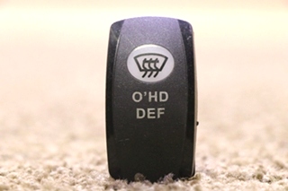 USED O'HD DEF DASH SWITCH V6D1 MOTORHOME PARTS FOR SALE