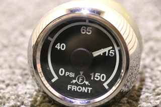 USED 8620-00004-19 FRONT AIR DASH GAUGE RV PARTS FOR SALE