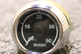 USED BOOST DASH GAUGE 8620-00006-19 RV/MOTORHOME PARTS FOR SALE
