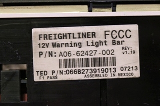 USED FREIGHTLINER 12V WARNING LIGHT BAR A06-62427-002 RV/MOTORHOME PARTS FOR SALE