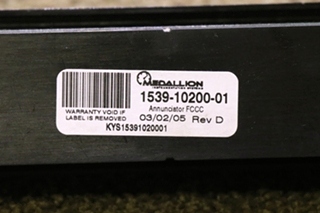 USED MEDALLION 1539-10200-01 ANNUNCIATOR MOTORHOME PARTS FOR SALE