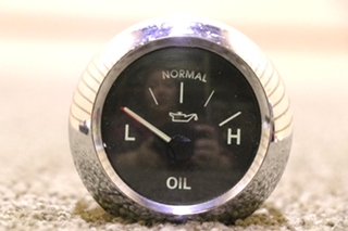 USED OIL PRESS DASH GAUGE W22-00005-006 / 6913-00049-19 RV/MOTORHOME PARTS FOR SALE