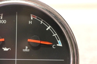 USED RV 4 IN 1 OIL / TEMP / FRONT AIR / REAR AIR DASH GAUGE W22-00013-030 FOR SALE