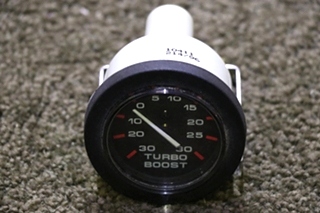 USED 10411 TURBO BOOST DASH GAUGE RV/MOTORHOME PARTS FOR SALE