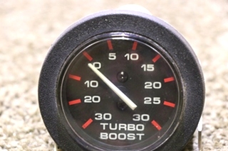 USED 10411 TURBO BOOST DASH GAUGE RV/MOTORHOME PARTS FOR SALE