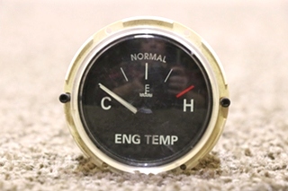 USED W22-00006-000 / 6913-00050-01 ENG TEMP DASH GAUGE RV/MOTORHOME PARTS FOR SALE