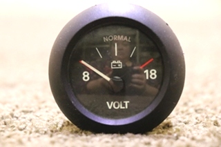 USED RV/MOTORHOME W22-00007-000 / 6913-00051-01 VOLTS DASH GAUGE FOR SALE