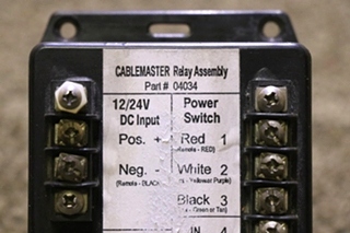 USED RV 04034 CABLEMASTER RELAY ASSEMBLY FOR SALE