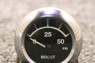 USED RV BOOST PSI DASH GAUGE 6913-00284-19 FOR SALE