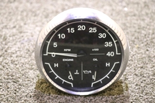 USED RV/MOTORHOME 3 IN 1 TACH / ENGINE / OIL 6913-00280-19 DASH GAUGE FOR SALE