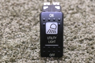 USED UTILITY LIGHT ON / OFF DASH SWITCH V1D1 RV PARTS FOR SALE