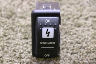 USED RV/MOTORHOME GENERATOR ON / OFF DASH SWITCH FOR SALE