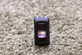 USED RV/MOTORHOME SMALL RED LIGHT ROCKER SWITCH FOR SALE