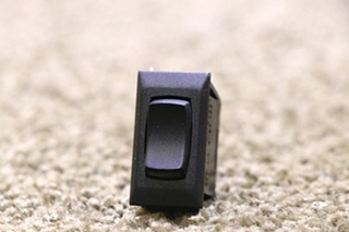 USED RV/MOTORHOME SMALL BLACK ROCKER SWITCH FOR SALE