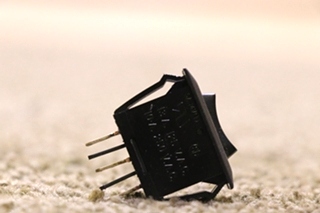 USED SMALL BLACK ROCKER SWITCH RV PARTS FOR SALE