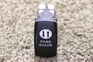 USED RV/MOTORHOME UP / DOWN PASS SHADE DASH SWITCH FOR SALE