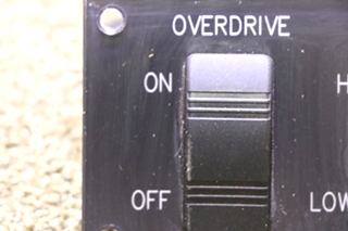 USED OVERDRIVE & DEFROST SWITCH PANEL MOTORHOME PARTS FOR SALE