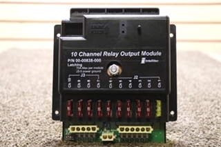 USED RV/MOTORHOME INTELLITEC 10 CHANNEL RELAY OUTPUT MODULE 00-00838-000 FOR SALE