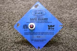 USED SAFE GUARD SG-30 OVERCURRENT PROTECTOR MOTORHOME PARTS FOR SALE