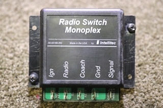 USED INTELLITEC 00-00189-000 RADIO SWITCH MONOPLEX MOTORHOME PARTS FOR SALE